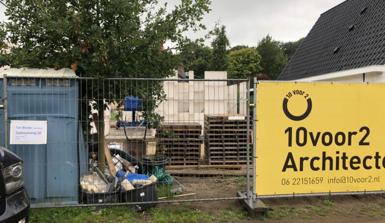 De eerste foto's van de bouw aan de Opbroekweg te Rijssen!